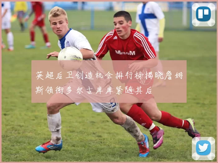 英超后卫创造机会排行榜揭晓詹姆斯领衔多尔古库库紧随其后
